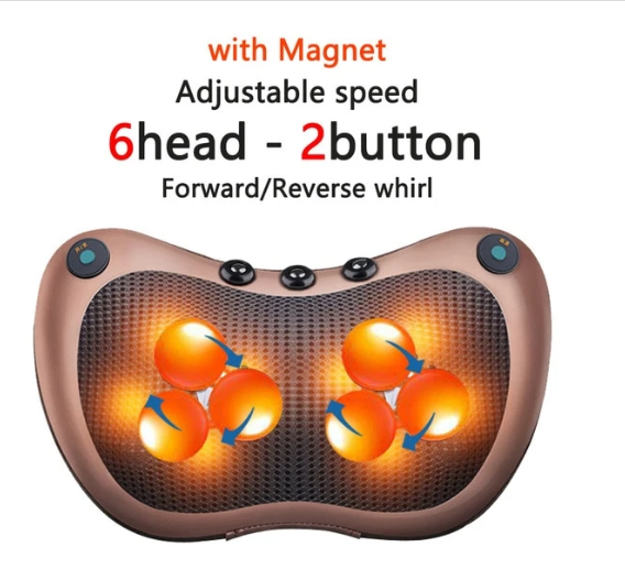 Relaxation Massage Pillow Vibrator for Neck Therapy (One)