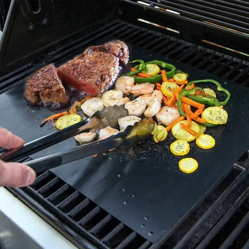 Non-Stick Grill Mat for BBQ and Outdoor Cooking
